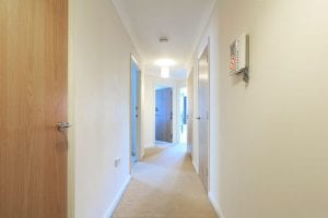 Hallway of luxury 2 bed apartment to rent in Hemel Hempstead
