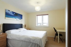 Master bedroom of luxury 2 bed Penthouse apartment to rent in Hemel Hempstead